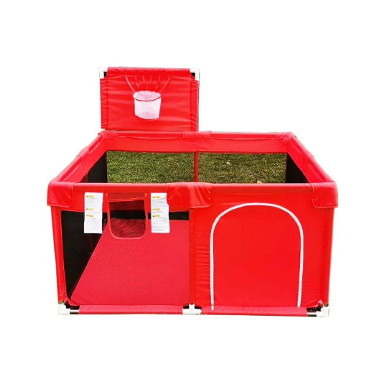 GENERICO - Corralito Para Bebe Corral De Seguridad Plegable Gimnasio Rojo Brillante Osos