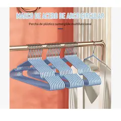 GENERICO - 50 Colgadores Para De Ropa Grandes Antideslizantes Ganchos