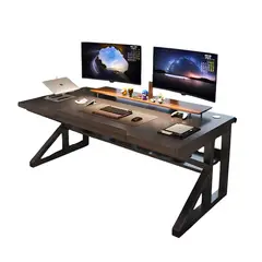 LUBABYCAS - Escritorio De Madera Con Repisa Inferior 140x60x72cm Crown