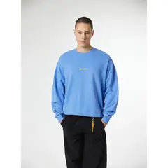BLUE BANANA - Poleron Unisex Clean Crew Celeste
