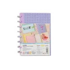 GENERICO - Cuaderno A5 violeta con textura