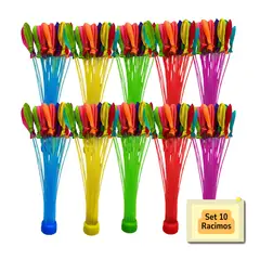 EKOL TACTICA MILITAR - Set 10 Racimos De Bombitas De Agua + Adaptador Verano