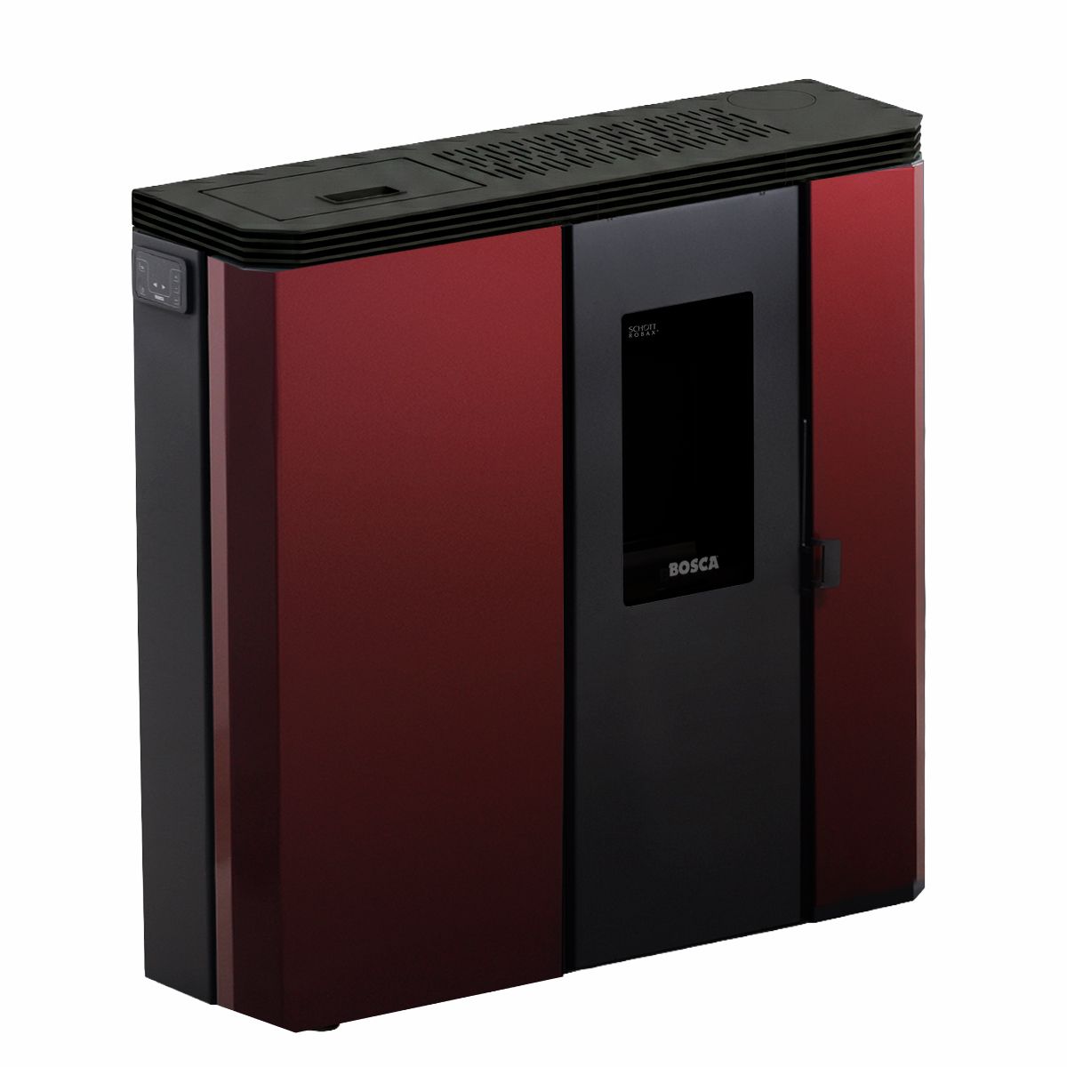 BOSCA - Calefactor Bosca a Pellet FIT+ Black Vision Burdeo