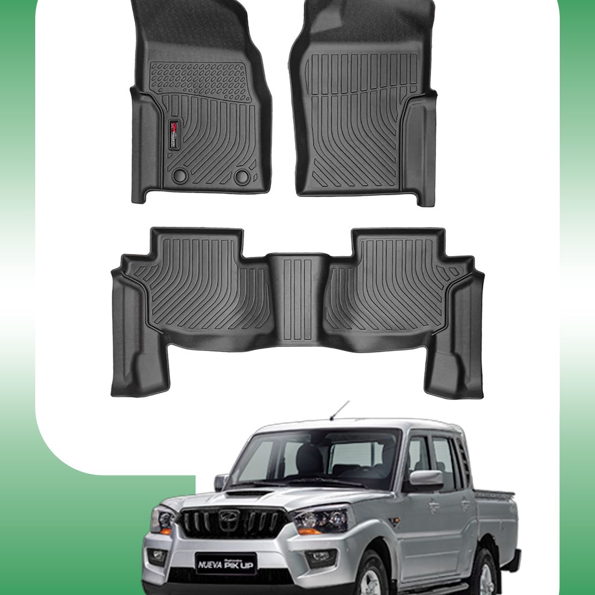 OM INDUSTRIAS PREMIUM - Piso Bandeja Calce Perfecto Mahindra Pickup 2018-2026
