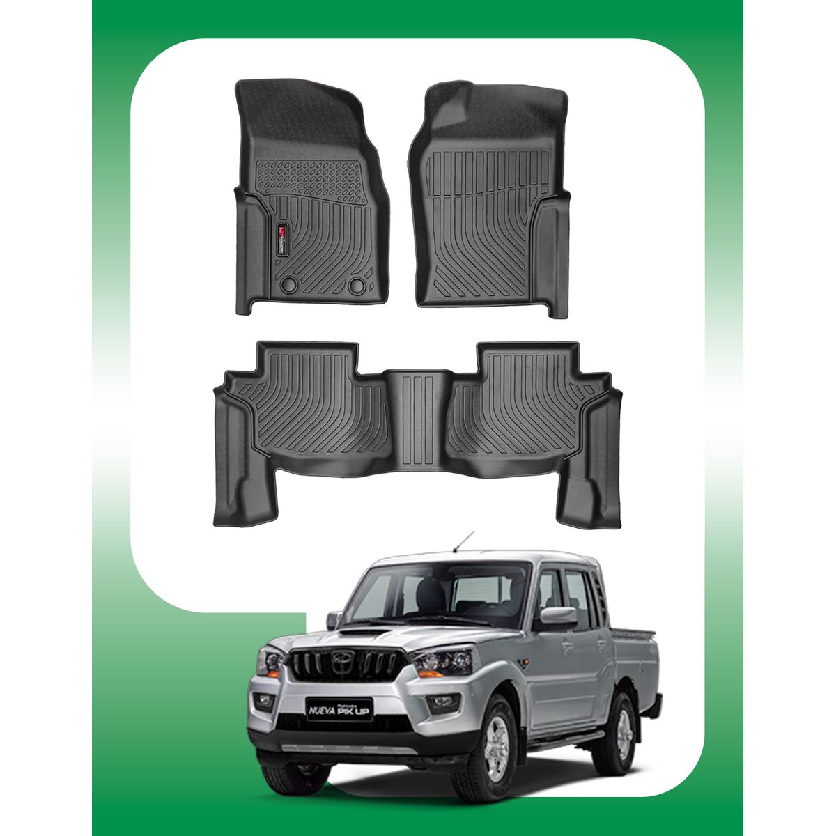 OM INDUSTRIAS PREMIUM - Piso Bandeja Calce Perfecto Mahindra Pickup 2018-2026
