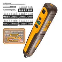 INGCO - Atornillador Inalambrico 1/4 Go 43 Puntas Y Estuche