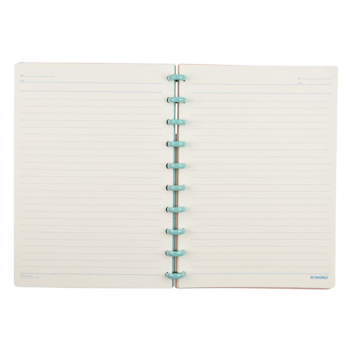 GENERICO - Cuaderno B5 rosa pastel con textura