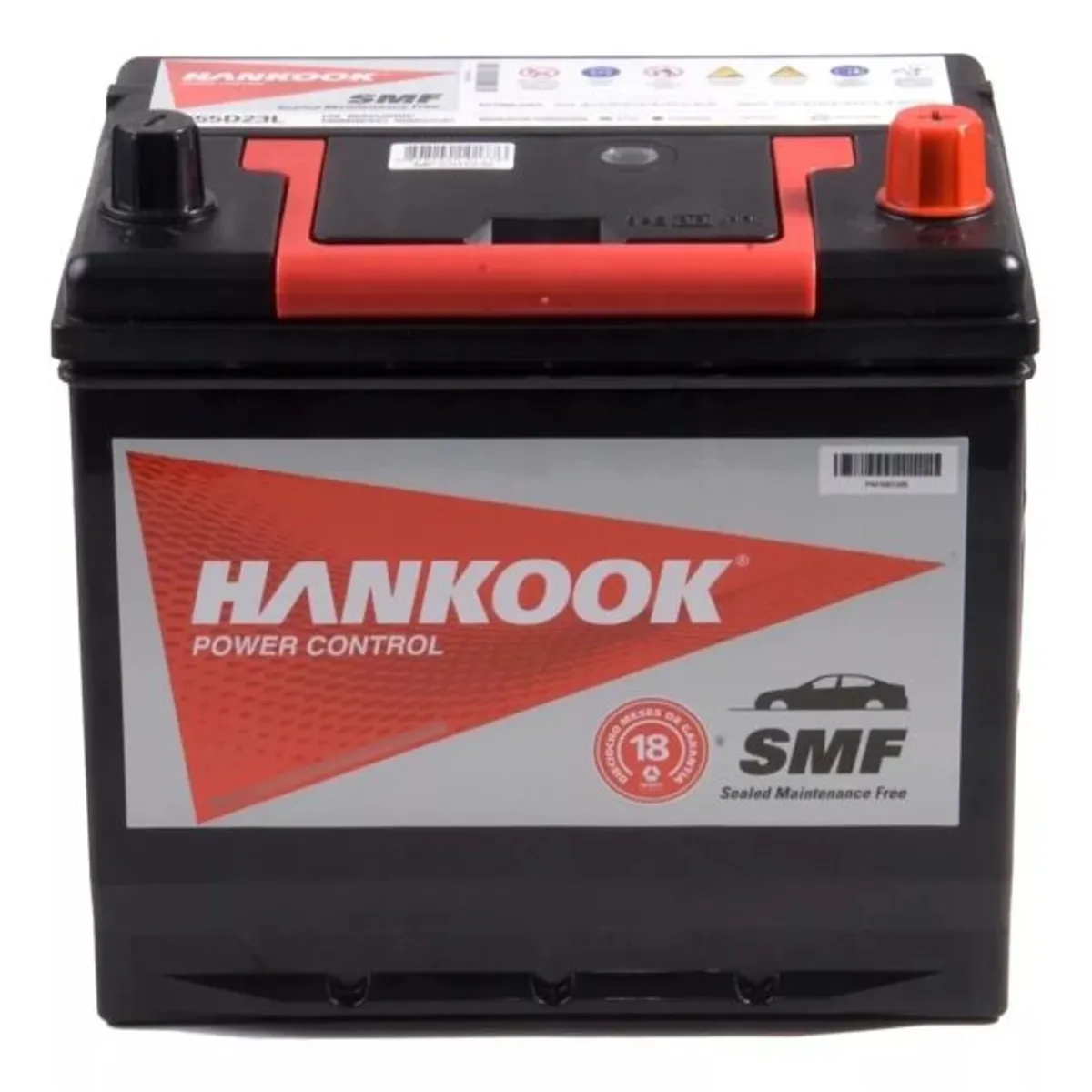 HANKOOK - Bateria de Auto 60 Ah Positivo Derecho 550 CCA MF55D23L