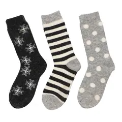 CAFFARENA - Calcetín Medio Angora Pack 3