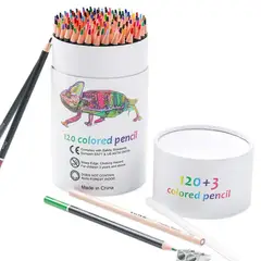 GENERICO - Set 120 Lapices Color Profesional Dibujo Caja Cilindrico