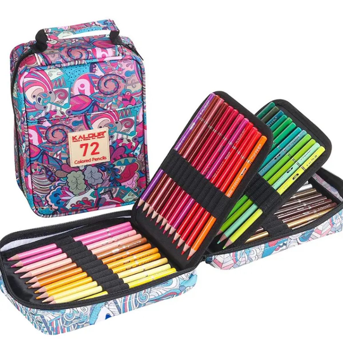 GENERICO - Juego De 72 Lapices De Colores Acuarela 4 Capas Estuche