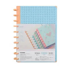 GENERICO - Cuaderno B5 celeste con textura