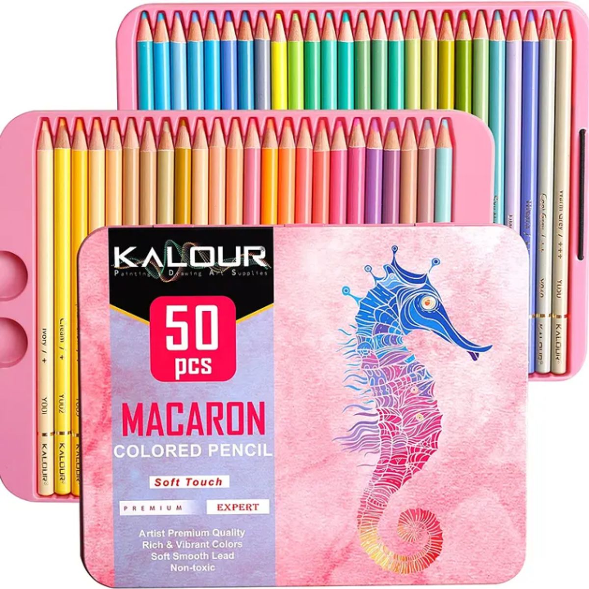 GENERICO - Juego De 72 Lapices De Colores Acuarela 4 Capas Estuche