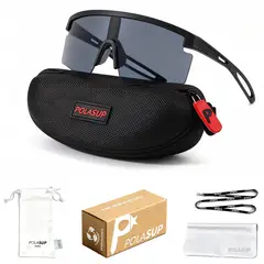 POLASUP - LENTES Gafas de sol para CORRER ciclismo deportes y actividades al aire libre unisex