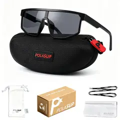 POLASUP - LENTES Gafas de sol para ciclismo deportes y actividades al aire libre unisex CORRER UV400