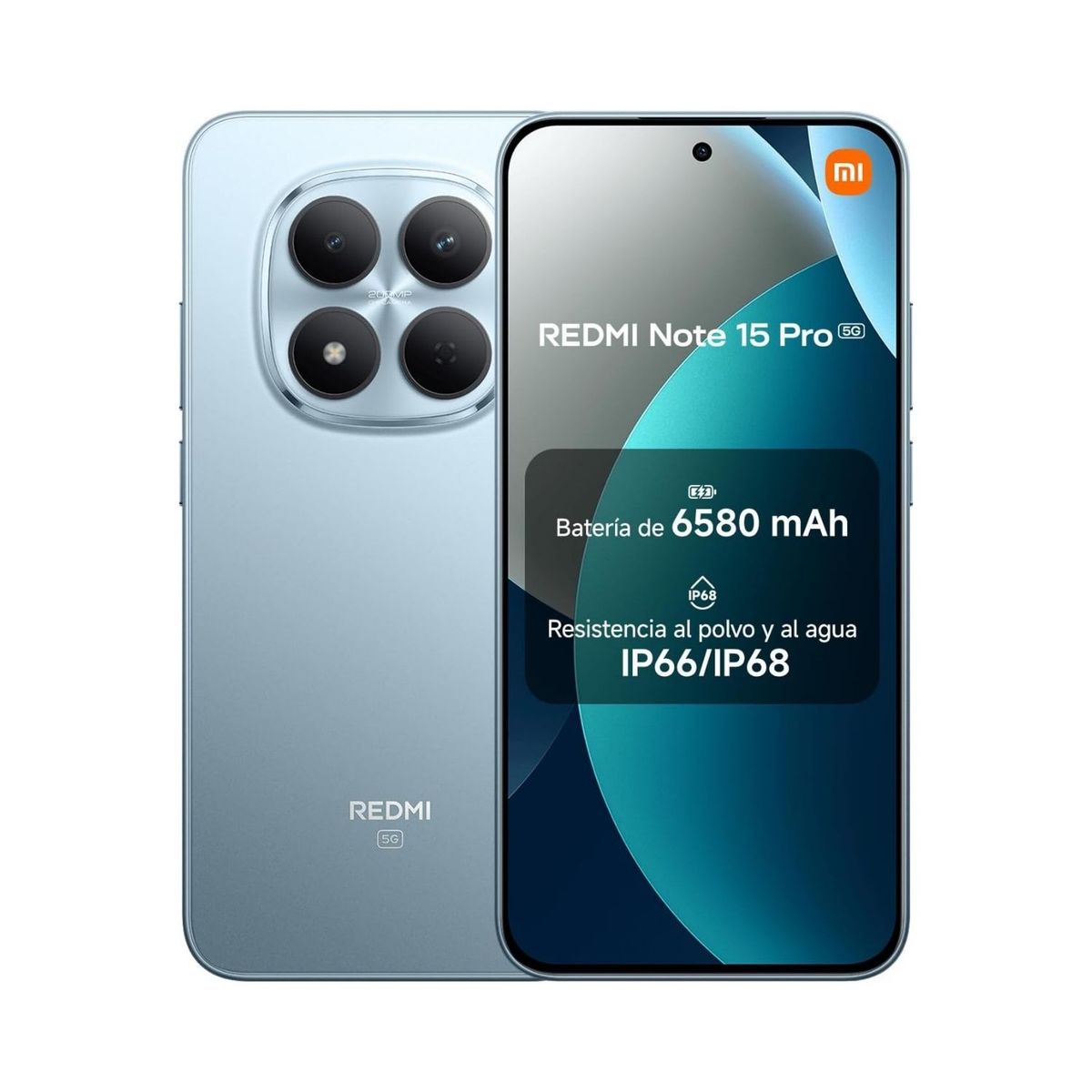 XIAOMI - Xiaomi Redmi Note 15 Pro 5G 8GB + 256GB Azul Glaciar