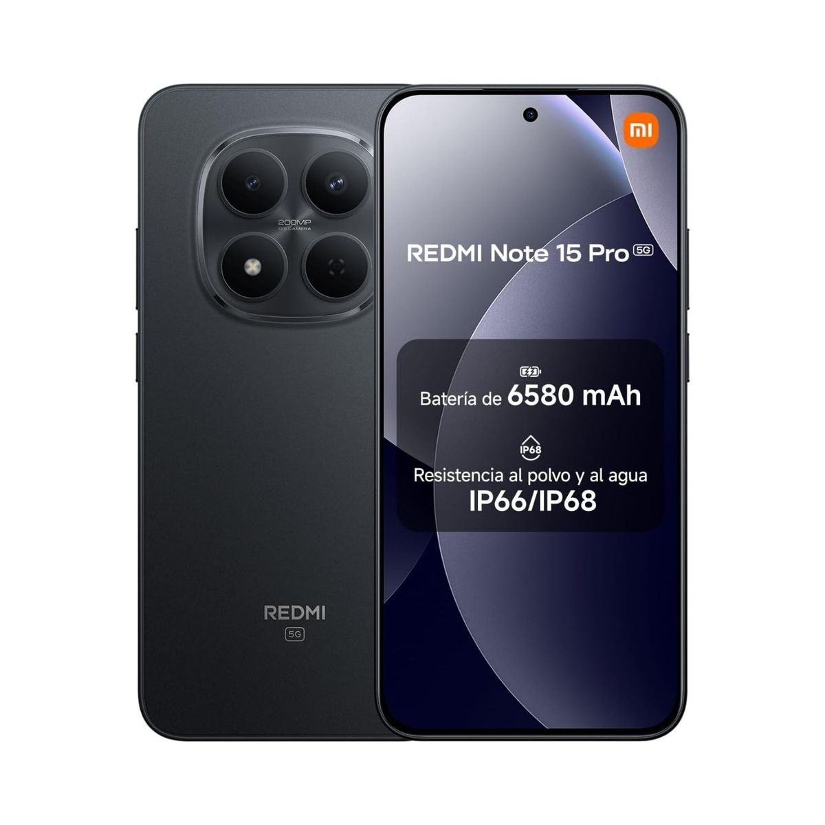 XIAOMI - Xiaomi Redmi Note 15 Pro 5G 8GB + 512GB Negro