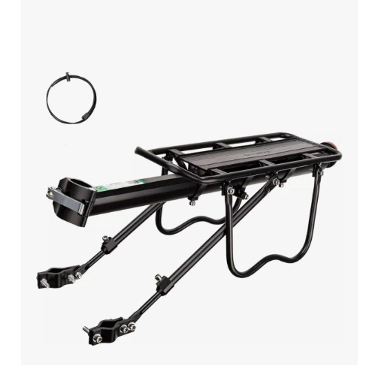 GENERICO - Parrilla Para Bicicleta Ajustable Con Reflector Hasta 60 Kg