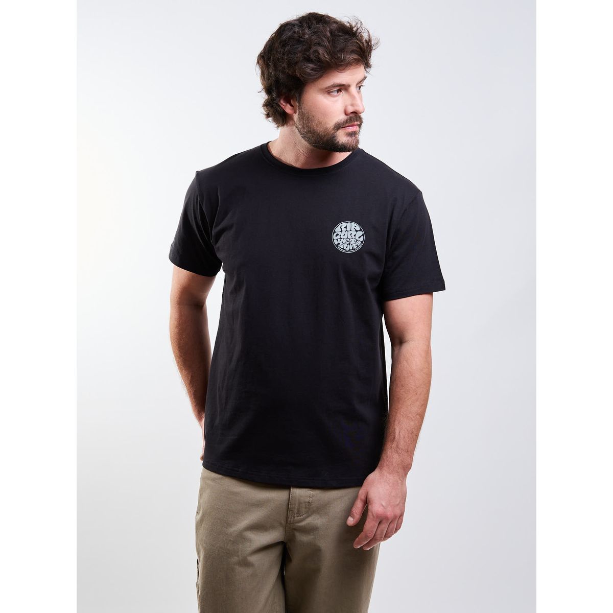 RIP CURL - Polera MC Drift Negro Hombre Rip Curl