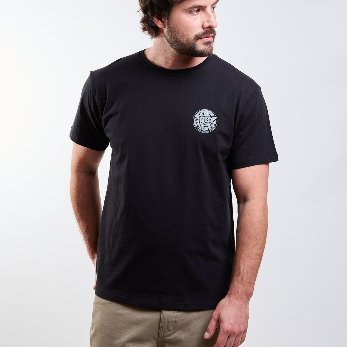 RIP CURL - Polera MC Drift Negro Hombre Rip Curl