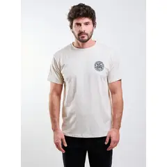 RIP CURL - Polera MC Nomad Beige Hombre