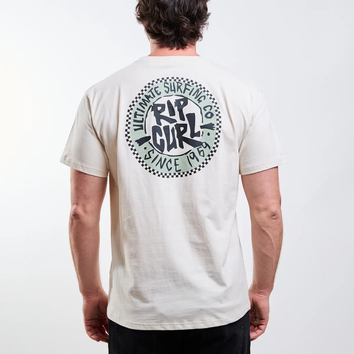 RIP CURL - Polera MC Nomad Beige Hombre Rip Curl