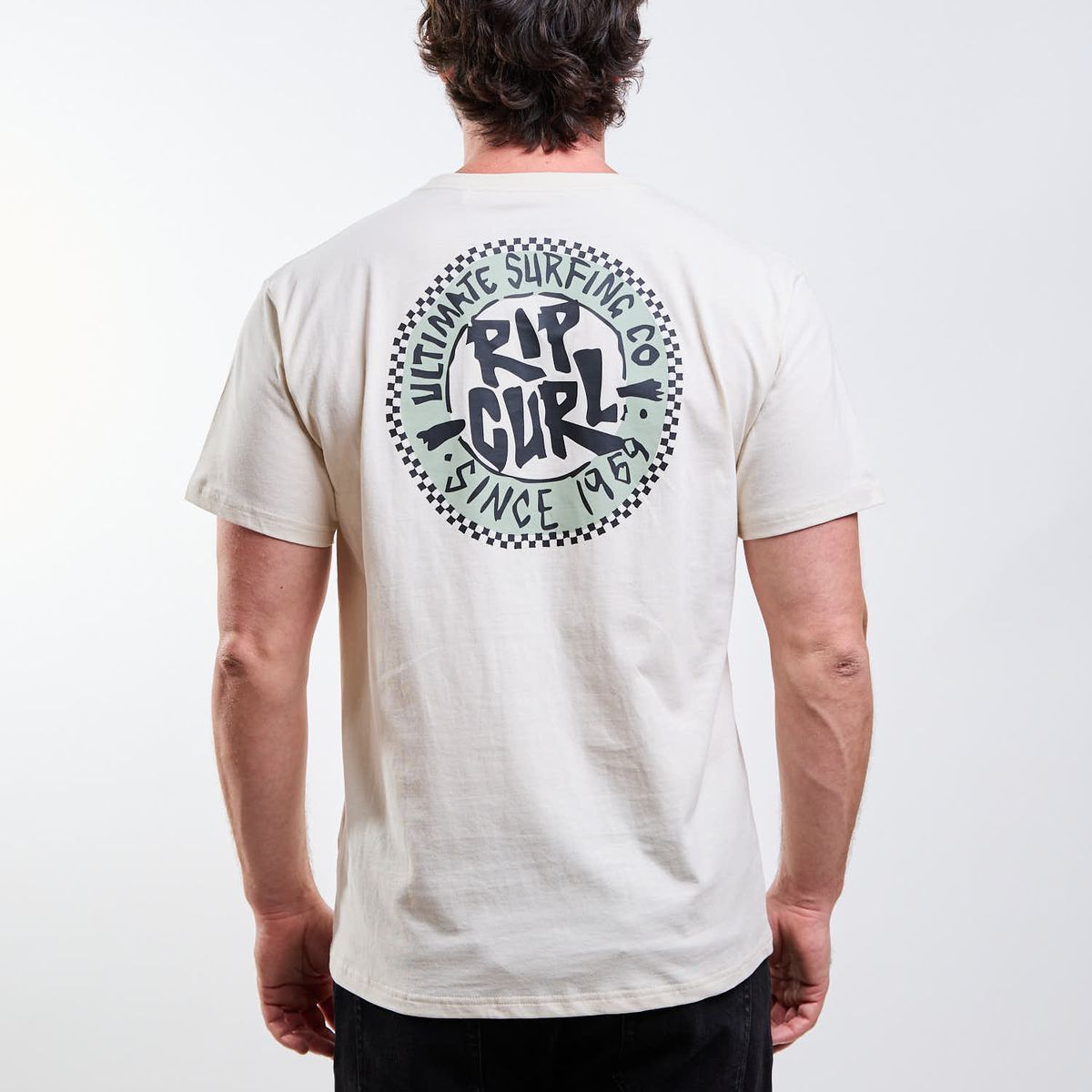 RIP CURL - Polera MC Nomad Beige Hombre Rip Curl