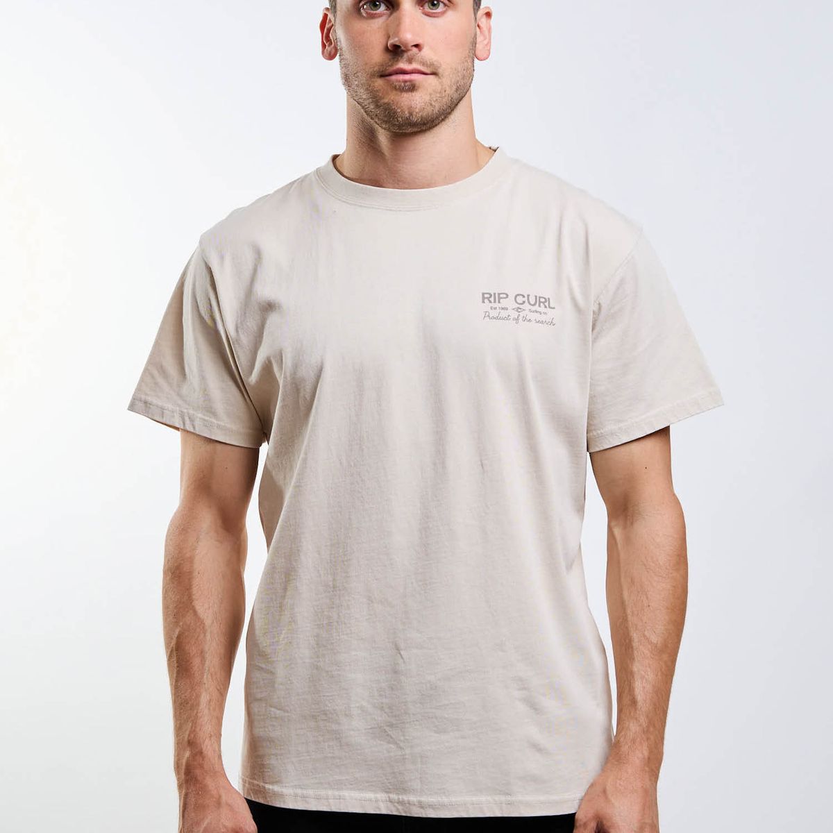 RIP CURL - Polera MC Breeze Beige Hombre Rip Curl