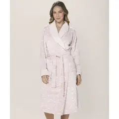 LADY GENNY - Bata Polar Fantasía - Calidez Suave Y Femenina