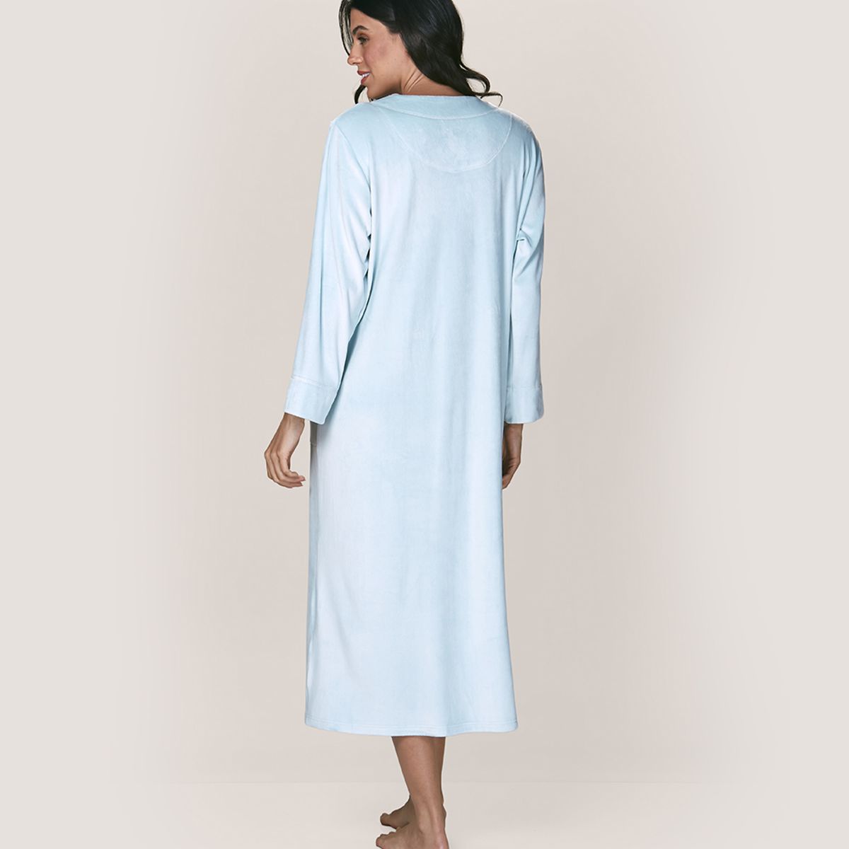 LADY GENNY - Bata Plush - Suavidad Elegante Para Días Fríos