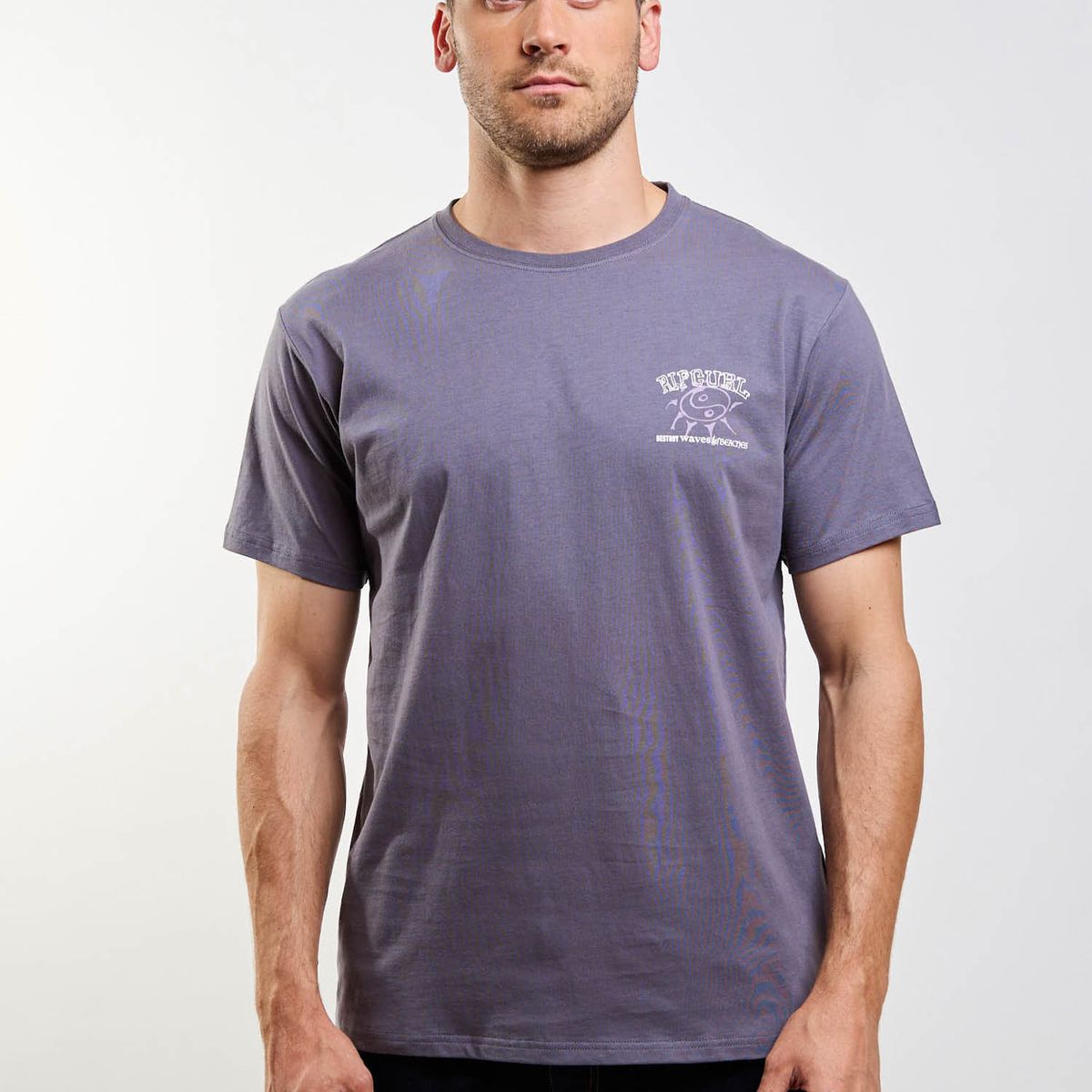 RIP CURL - Polera MC Spirit Gris Hombre Rip Curl