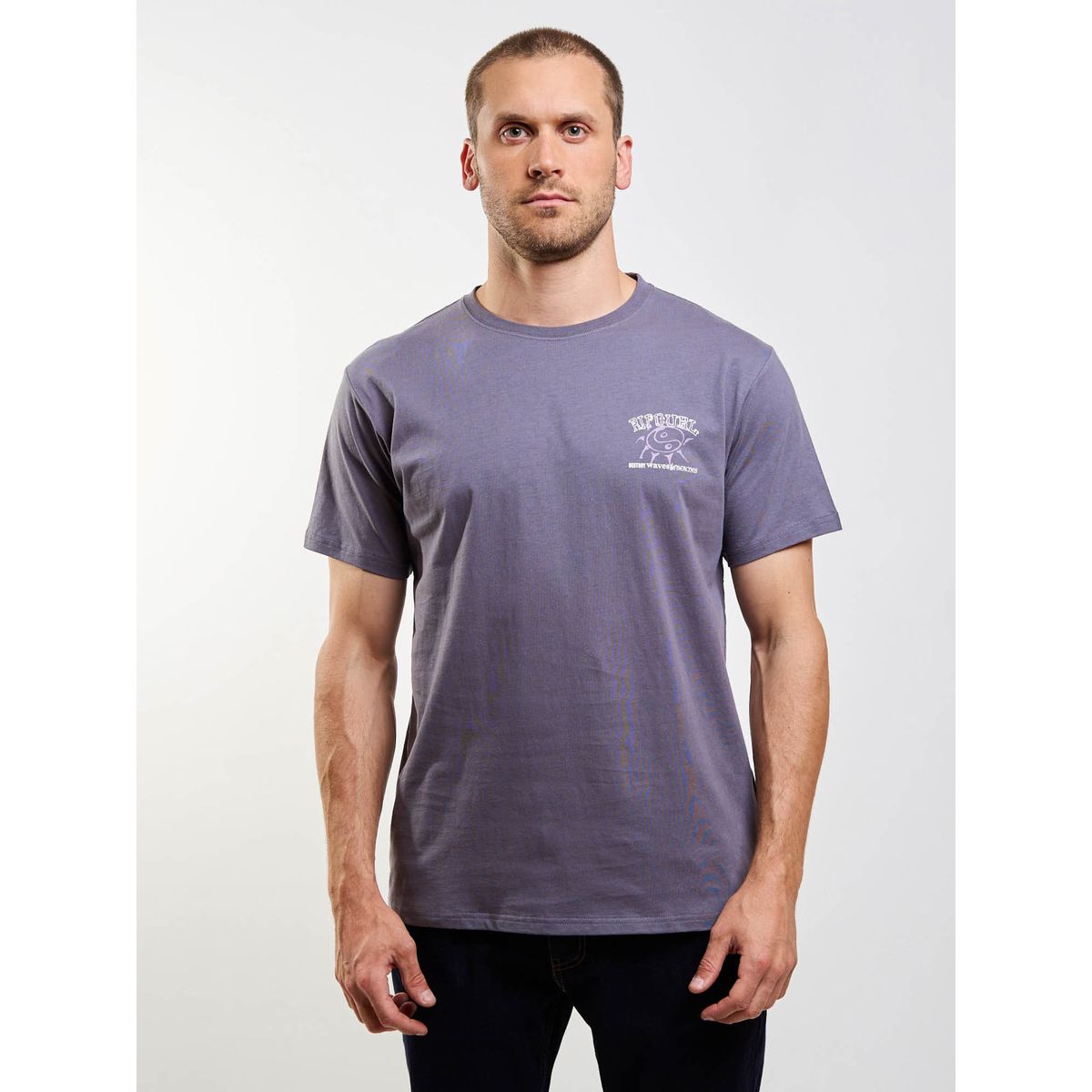 RIP CURL - Polera MC Spirit Gris Hombre Rip Curl