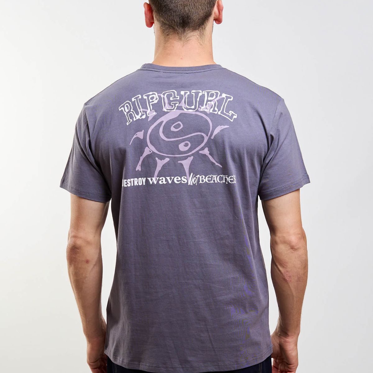 RIP CURL - Polera MC Spirit Gris Hombre Rip Curl