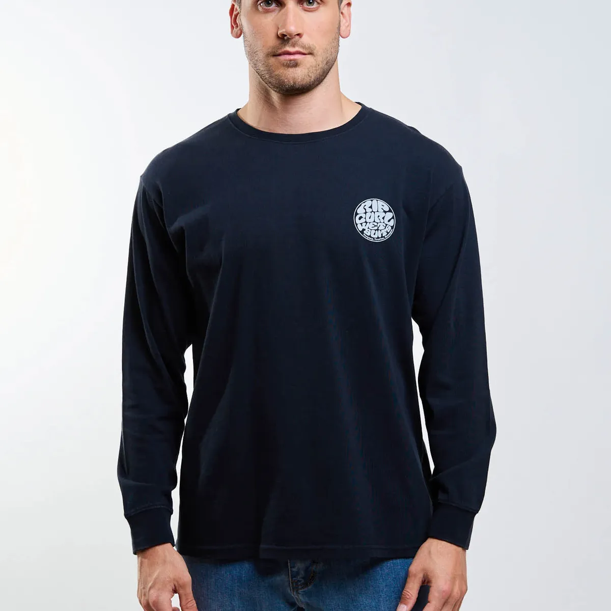 RIP CURL - Polera ML Storm Negro Hombre Rip Curl