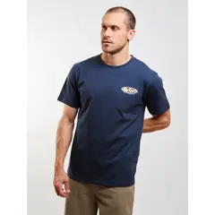 RIP CURL - Polera MC Oceanic Azul Hombre