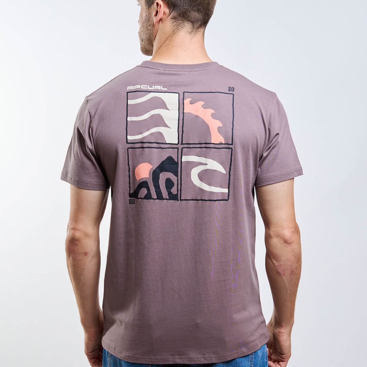 RIP CURL - Polera MC Explorer Café Hombre Rip Curl