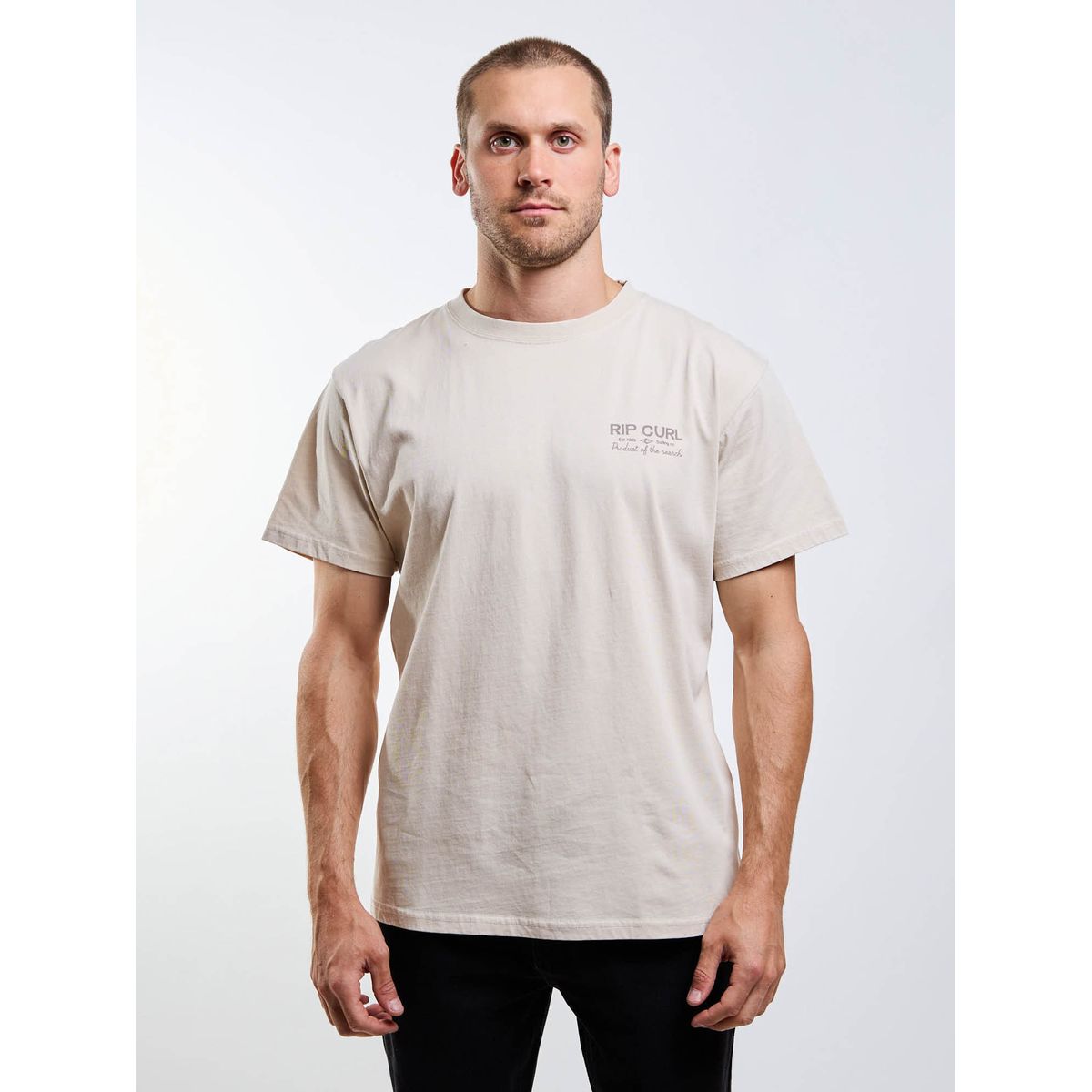 RIP CURL - Polera MC Breeze Beige Hombre Rip Curl