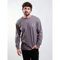 RIP CURL - Polera ML Endless Gris Hombre