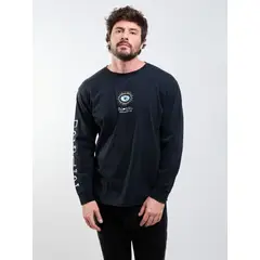 RIP CURL - Polera ML Riptide Negro Hombre