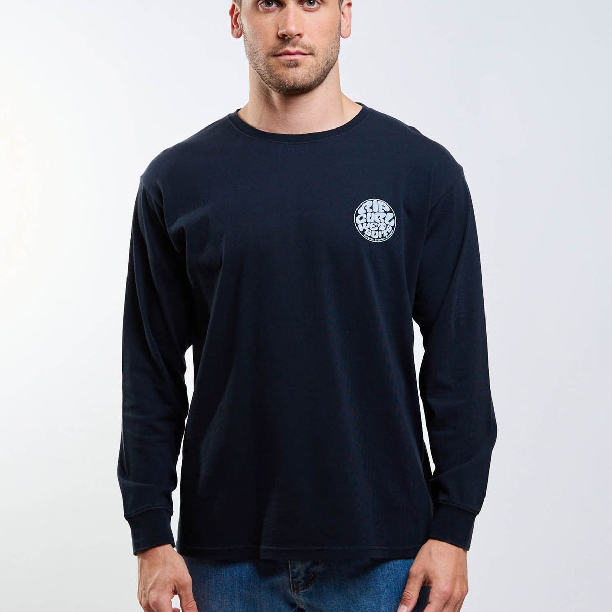 RIP CURL - Polera ML Storm Negro Hombre Rip Curl