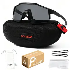 POLASUP - LENTES Gafas de sol para ciclismo deportes y actividades CORRER al aire libre unisex UV400