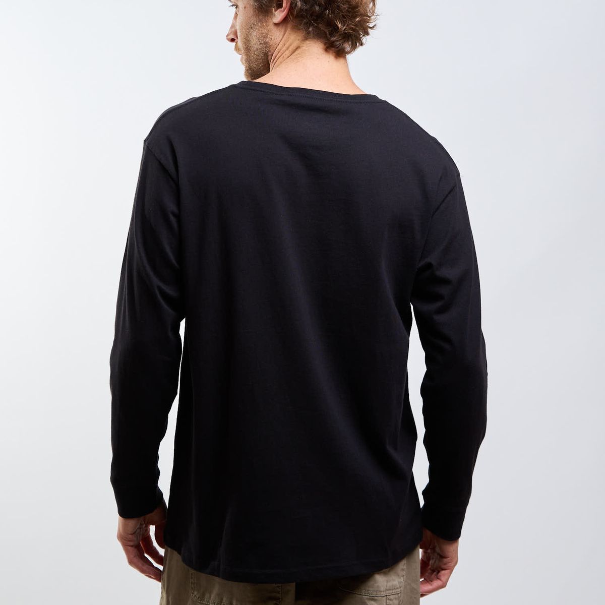 RIP CURL - Polera ML Voyager Negro Hombre Rip Curl