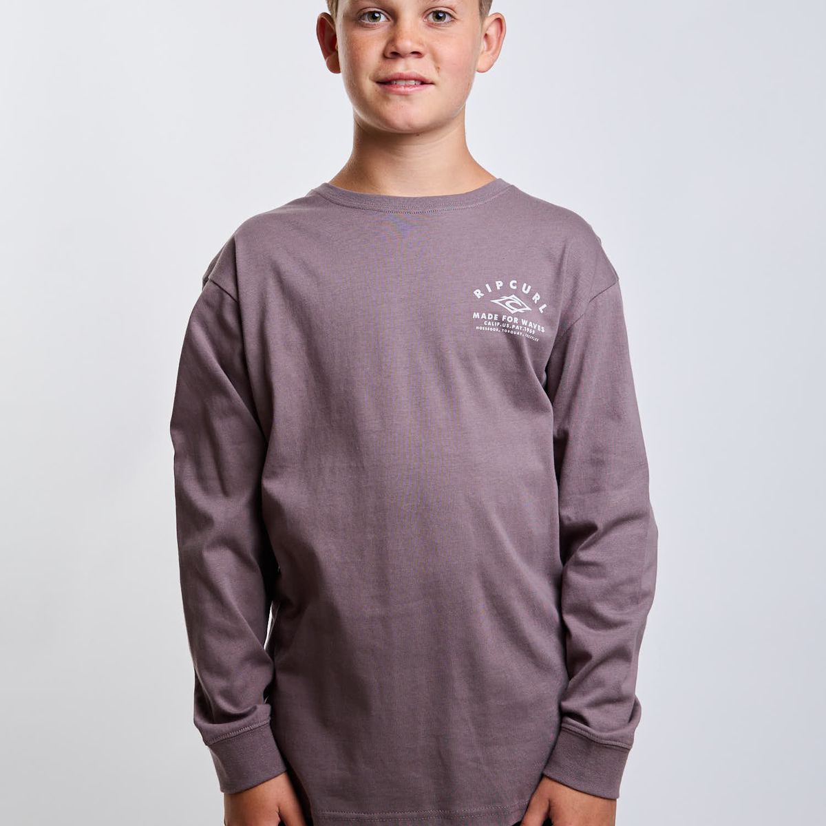 RIP CURL - Polera ML Oceana Café Infantil Rip Curl