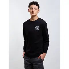 RIP CURL - Polera ML Southwave Negro Infantil