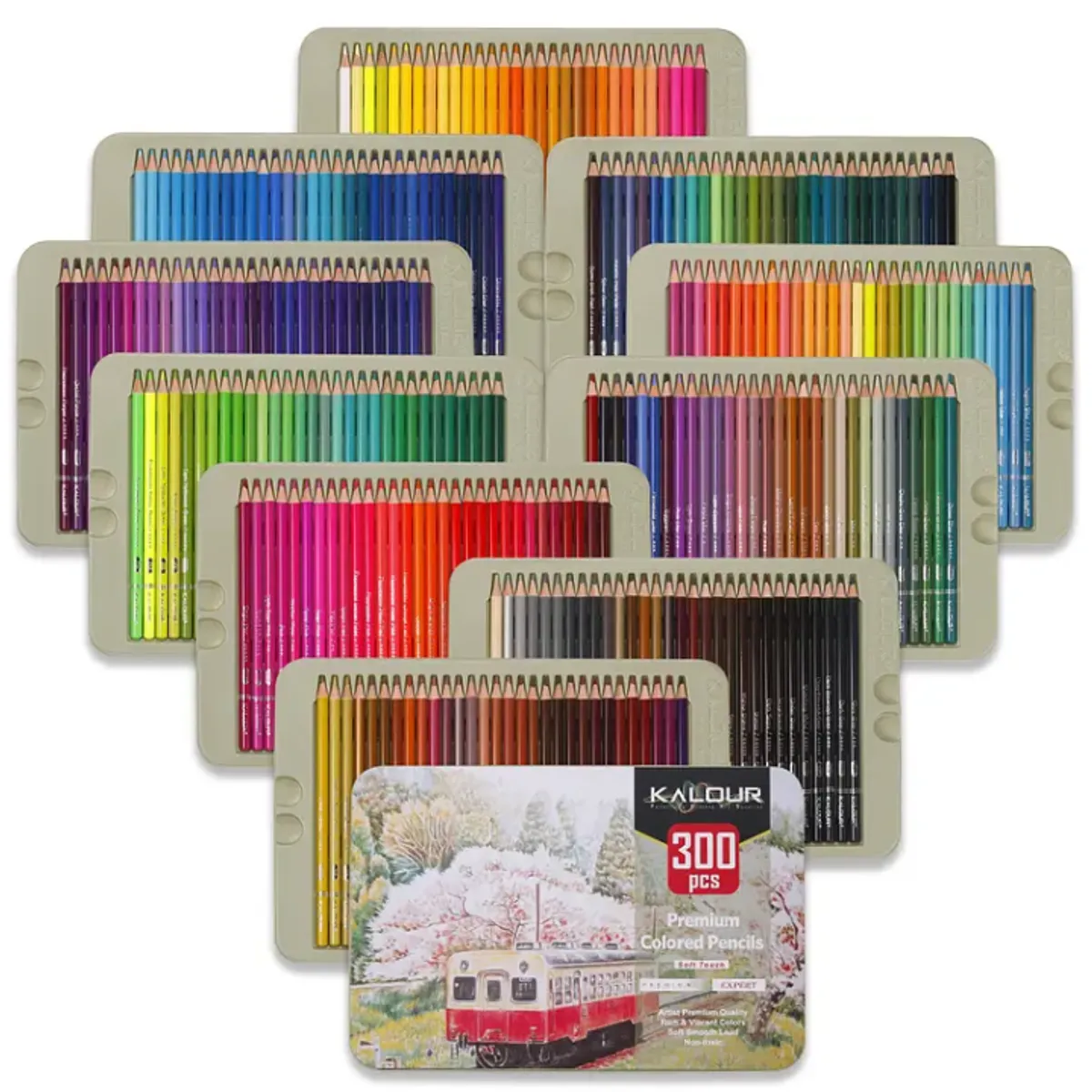 GENERICO - Set 36 Lapices De Colores Arte Dibujo