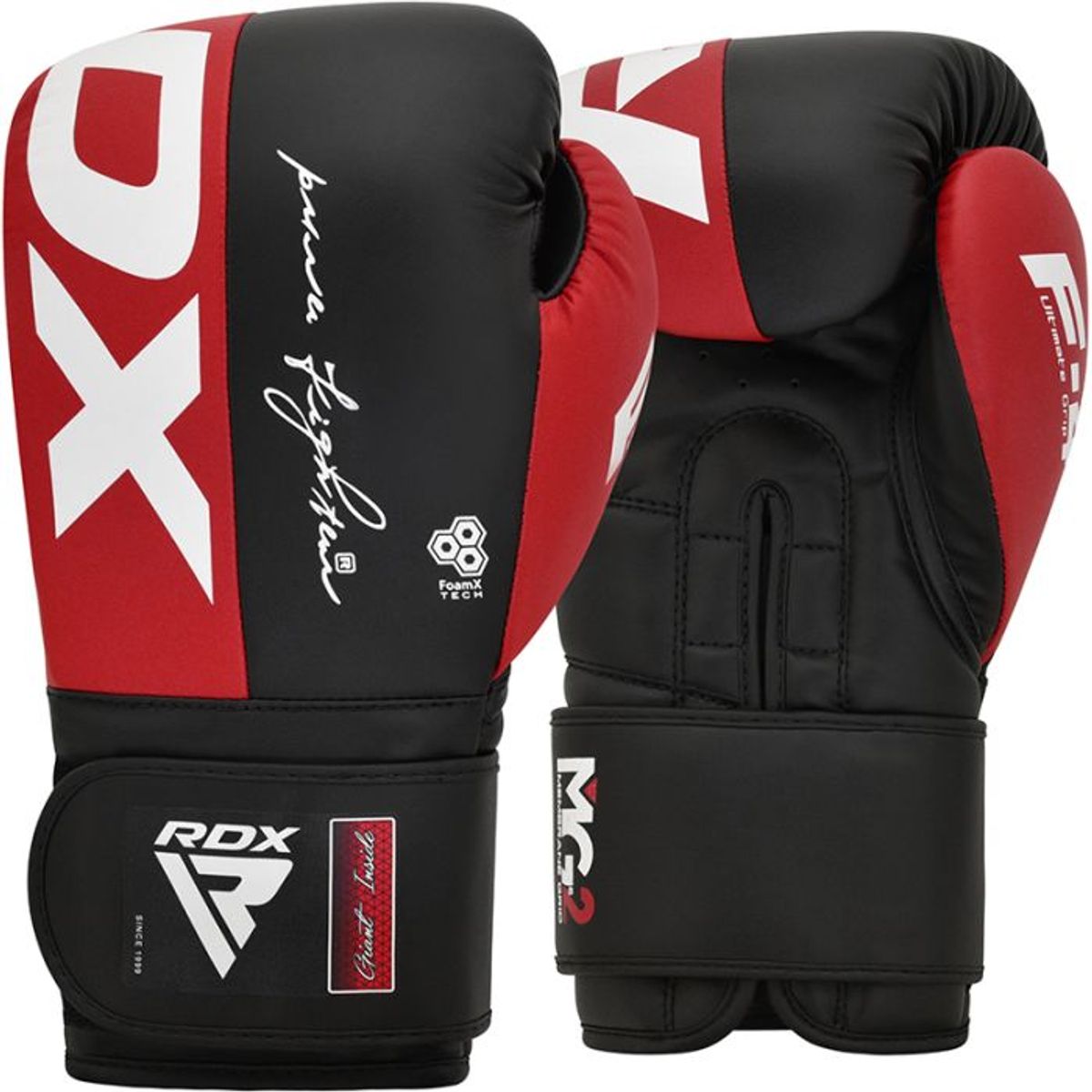 RDX - Guante de Boxeo F4 Rojo 14oz