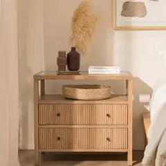 AMOBLE - Velador Napoli Natural Amoblé