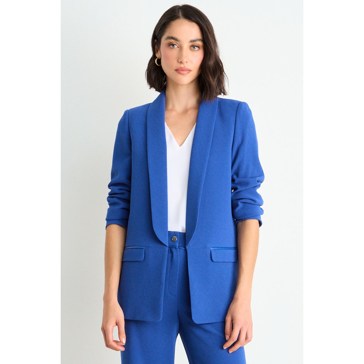 ASH - Blazer Liso Mujer Azul Ash