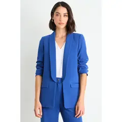 ASH - Blazer Liso Mujer Azul