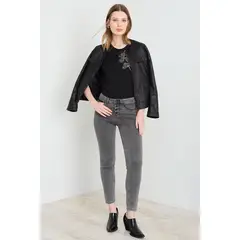 ASH - Skinny Jeans Mujer Gris
